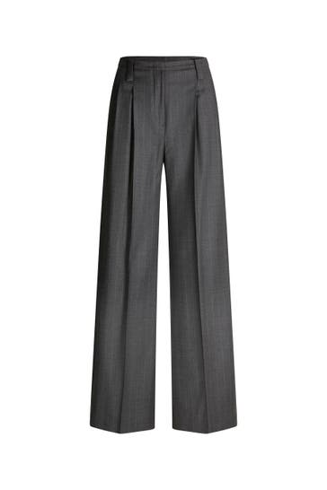 WINDSOR. Business-Hose Palazzohose grau Marlene