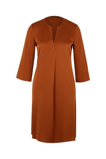 WINDSOR. Casual-Kleid Crêpe-Kleid in A-Linie in Kupfer kupfer