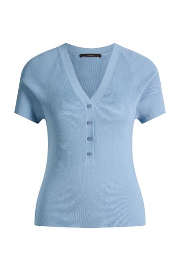 WINDSOR. Pullover Strickshirt hellblau