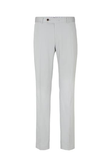 WINDSOR. Stoffhose Santios hellgrau Straight