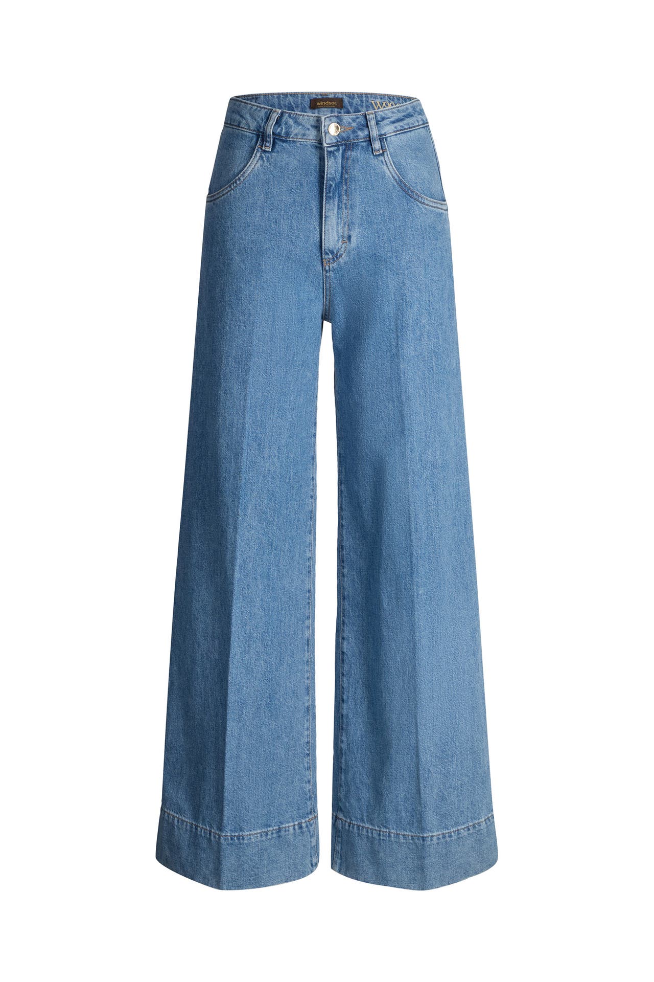 WINDSOR. Jeans Jeans-Marlenehose mid blue washed Straight, Bild 1