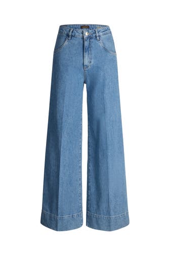 WINDSOR. Jeans Jeans-Marlenehose mid blue washed Straight