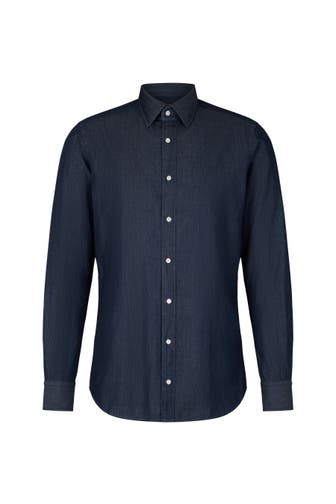 WINDSOR. Business-Hemd Lapo denim blue Regular Fit