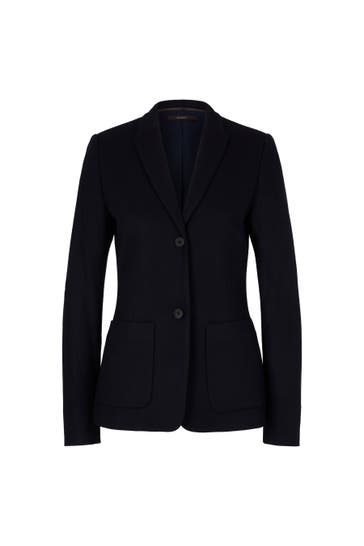 WINDSOR. Blazer Wolljersey-Blazer in Schwarz navy