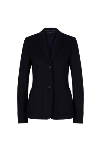 WINDSOR. Blazer Wolljersey-Blazer in Schwarz navy