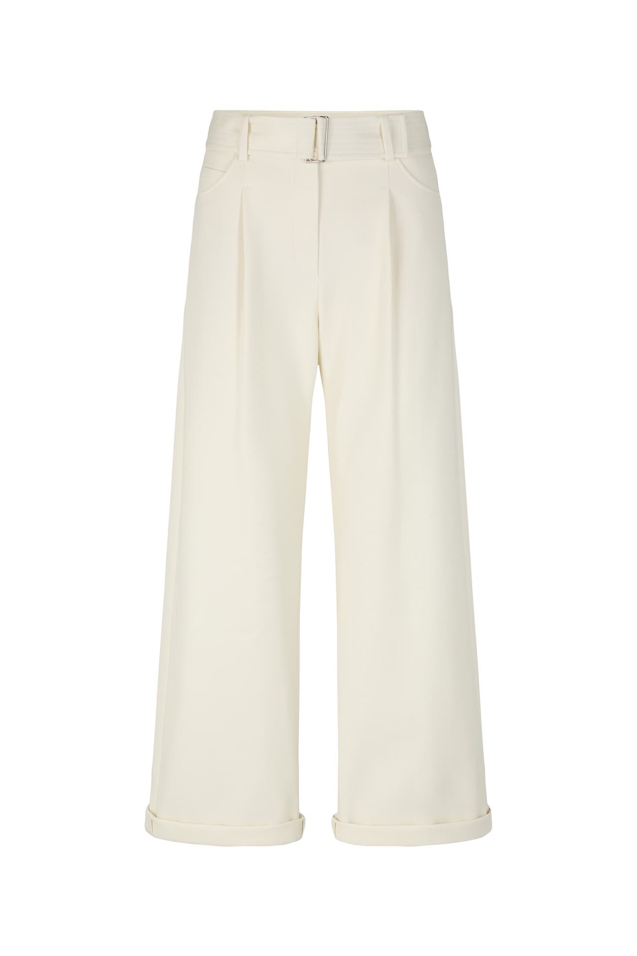 WINDSOR. Stoffhose Bundfalten-Hose ecru Loose Fit, Bild 1