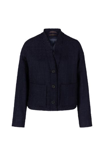 WINDSOR. Übergangsjacke Kurzblazer-Jacke navy