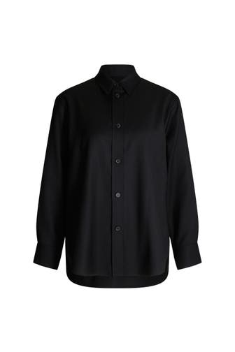 WINDSOR. Business-Bluse Hemdbluse schwarz