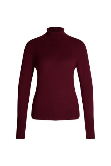 WINDSOR. Pullover Rollkragenpullover rot