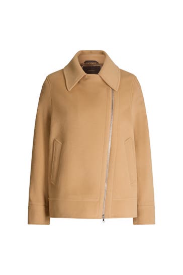 WINDSOR. Übergangsjacke Bikerjacke braun