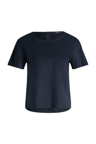 WINDSOR. Casual-Bluse Kurzarm-Bluse navy