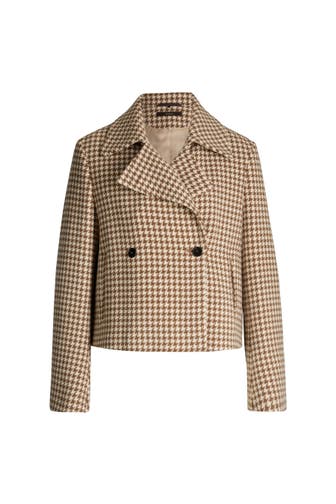 WINDSOR. Übergangsjacke Kurzjacke braun-ecru