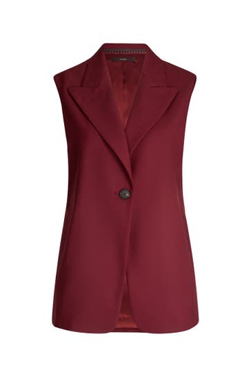 WINDSOR. Blazer Weste bordeaux