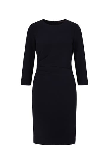 WINDSOR. - Kleid Crêpe-Etui-Kleid in Navy navy