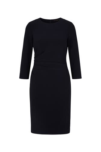 WINDSOR. Kleid Crêpe-Etui-Kleid in Navy navy