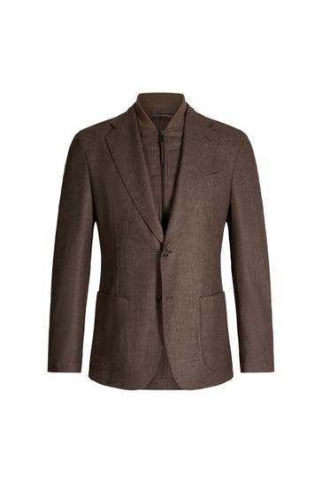 WINDSOR. Business-Sakko Trient braun Regular Fit