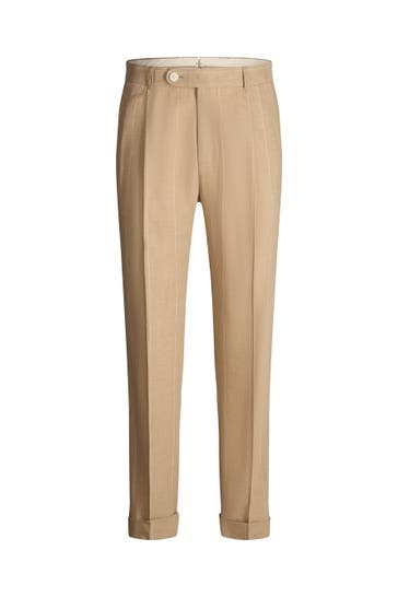 WINDSOR. Business-Hose Sapo beige Slim