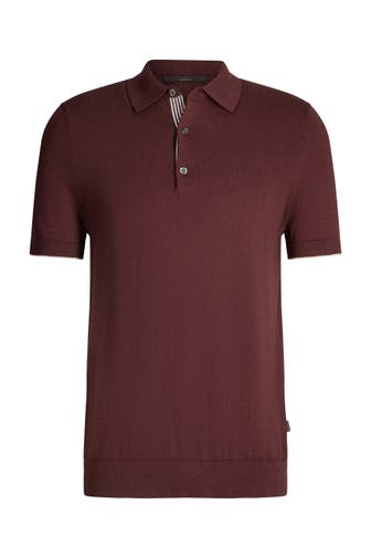WINDSOR. Polo-Shirt Cashmilo bordeaux rot