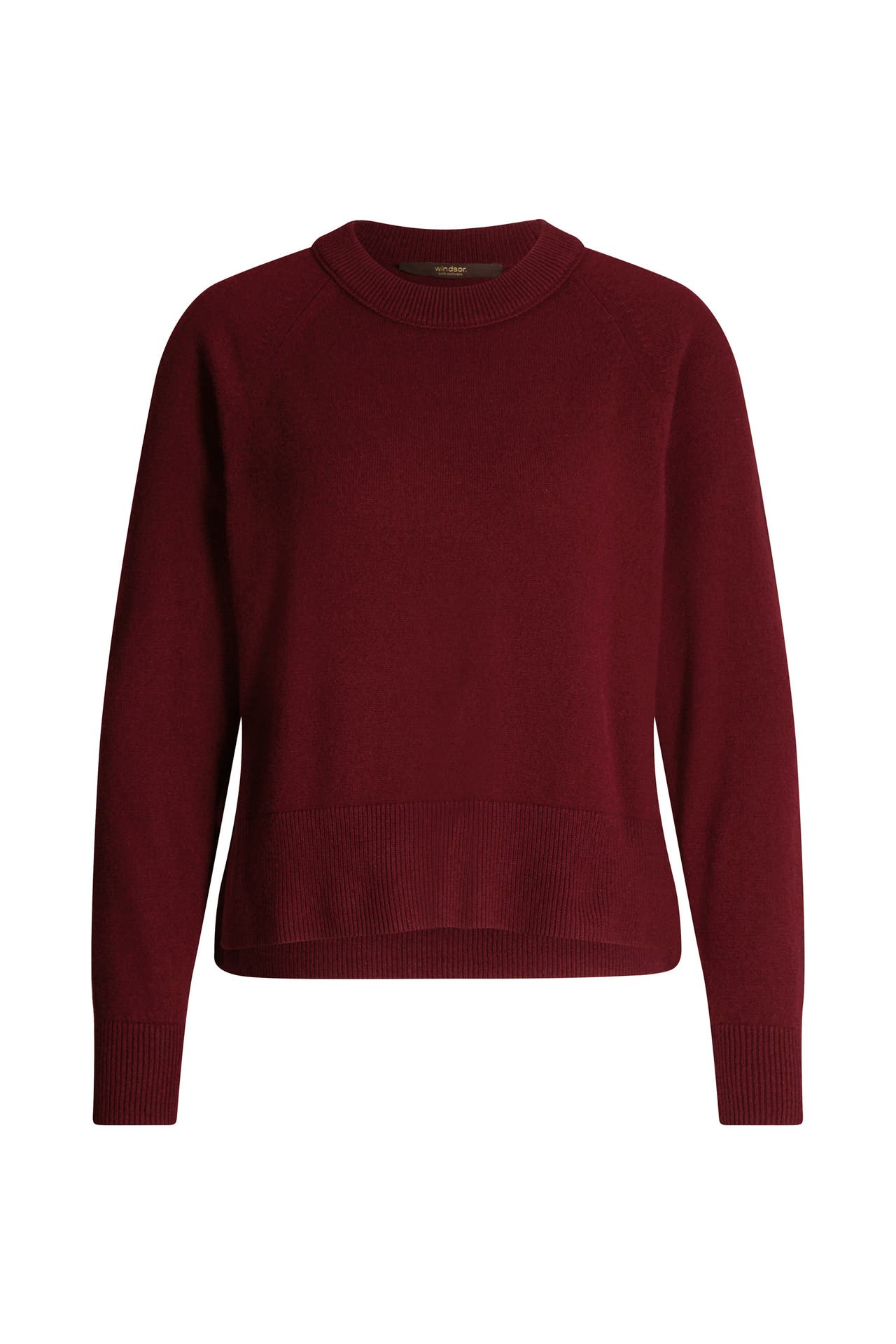 WINDSOR. Pullover Cashmere-Pullover rot, Bild 1