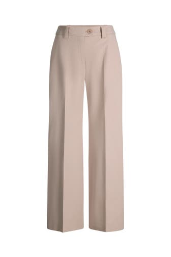 WINDSOR. Stoffhose Culotte-Hose taupe Culotte