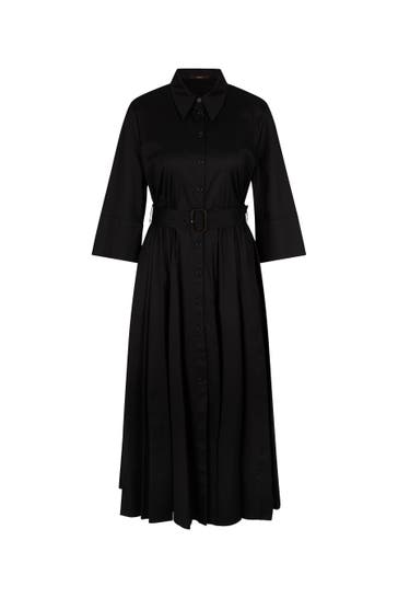 WINDSOR. Casual-Kleid Hemdblusenkleid schwarz
