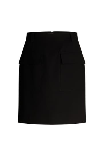 WINDSOR. Minirock Crêpe-Mini-Stiefelrock in Schwarz schwarz