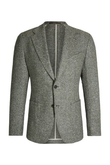 WINDSOR. Business-Sakko Giorno grün gesprenkelt Regular Fit