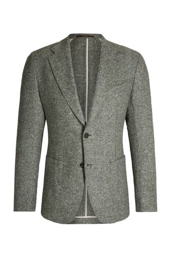 WINDSOR. Business-Sakko Giorno grün gesprenkelt Regular Fit