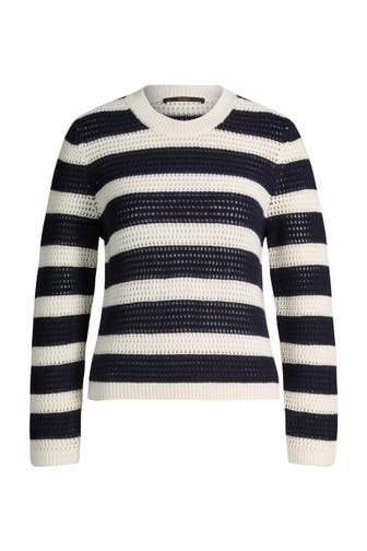 WINDSOR. Pullover Strickpullover navy/ecru
