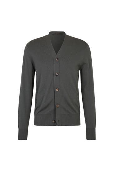 WINDSOR. - Pullover Strickjacke Nedo in Oliv oliv