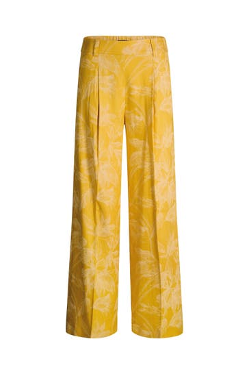 WINDSOR. Stoffhose Palazzo-Hose gelb Culotte