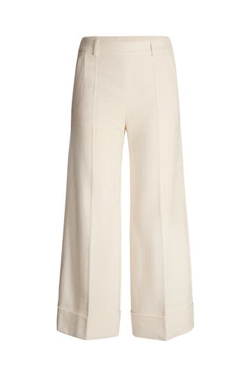 WINDSOR. Stoffhose Culotte ecru Slim