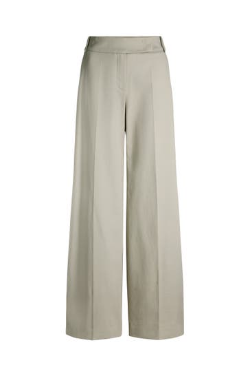 WINDSOR. Business-Hose Marlenehose greige Straight