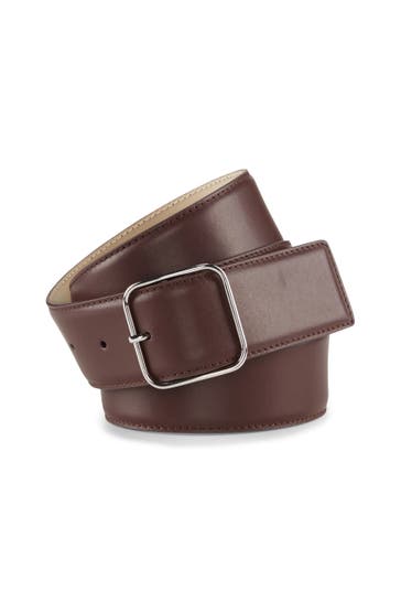 WINDSOR. Gürtel Gürtel aus Nappa-Leder mit abnehmbarer Tasche in Rotbraun rotbraun