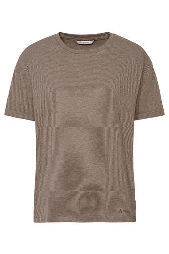 VAUDE T-Shirt Women's Mineo Striped T-Shirt tobacco
