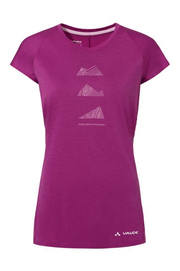 VAUDE T-Shirt Women's Tekoa Wool T-Shirt pink orchid