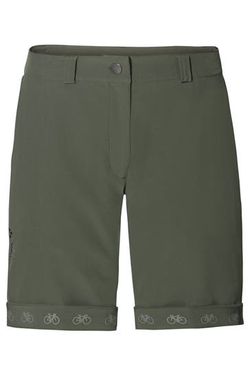 VAUDE Outdoorhose Women's Cyclist Shorts khaki Straight