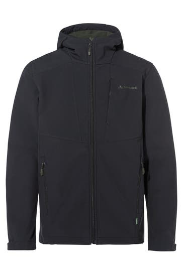 VAUDE Funktionsjacke Men's Cyclone Hooded Jacket black/khaki