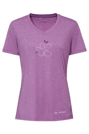 VAUDE T-Shirt Women's Skomer Print T-Shirt III magenta uni