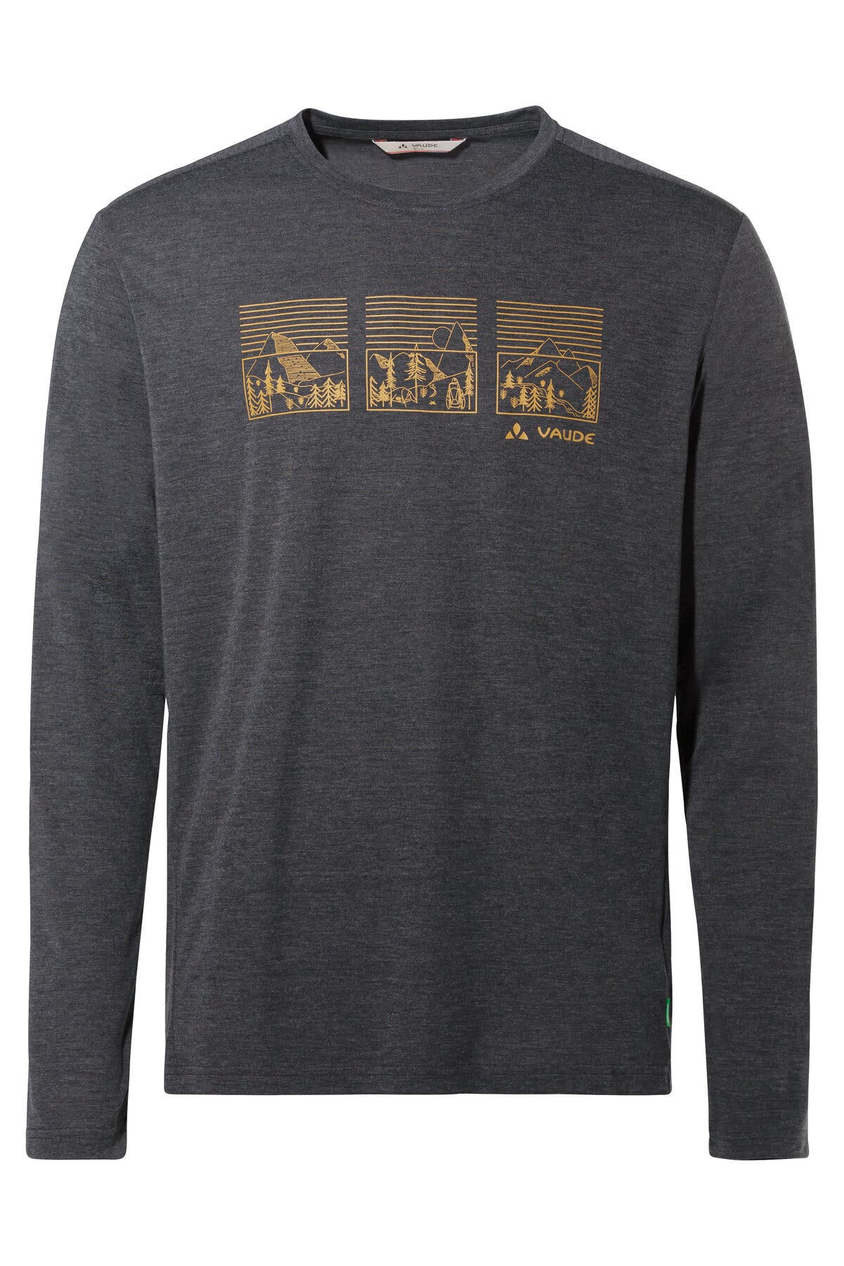 VAUDE T-Shirt Men's Rosemoor LS T-Shirt III black/savanna, Bild 1