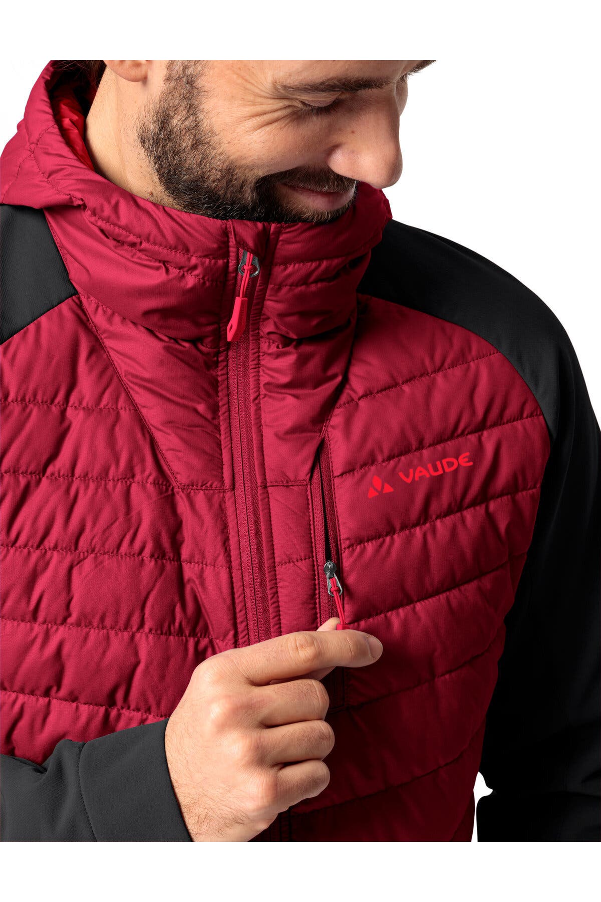 VAUDE Elope Hybrid Jacket - Giacca Ibrida Uomo In Materiale Riciclato - Calda, Traspirante E Elastica Per Escursioni