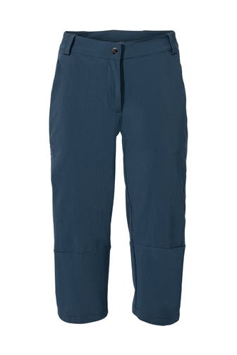 VAUDE Outdoorhose Women's Yaras 3/4 Pants dark sea Straight