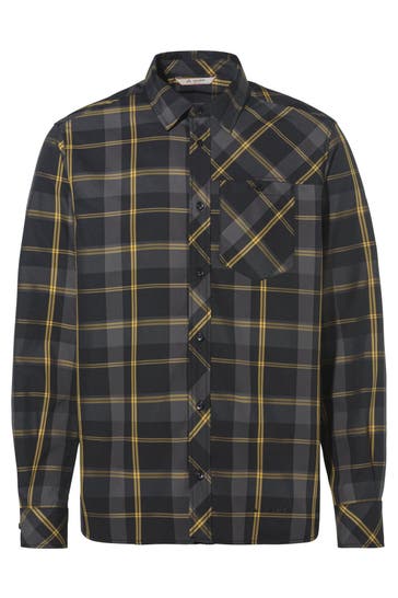 VAUDE Hemd Men's Neshan LS Shirt IV black/savanna