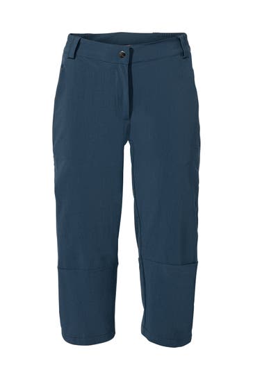 VAUDE Outdoorhose Women's Yaras 3/4 Pants dark sea Straight