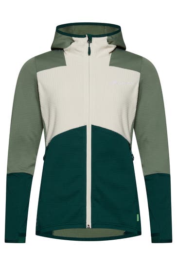 VAUDE Funktionsjacke Women's Monviso Hooded Grid Fleece Jacket deep pond