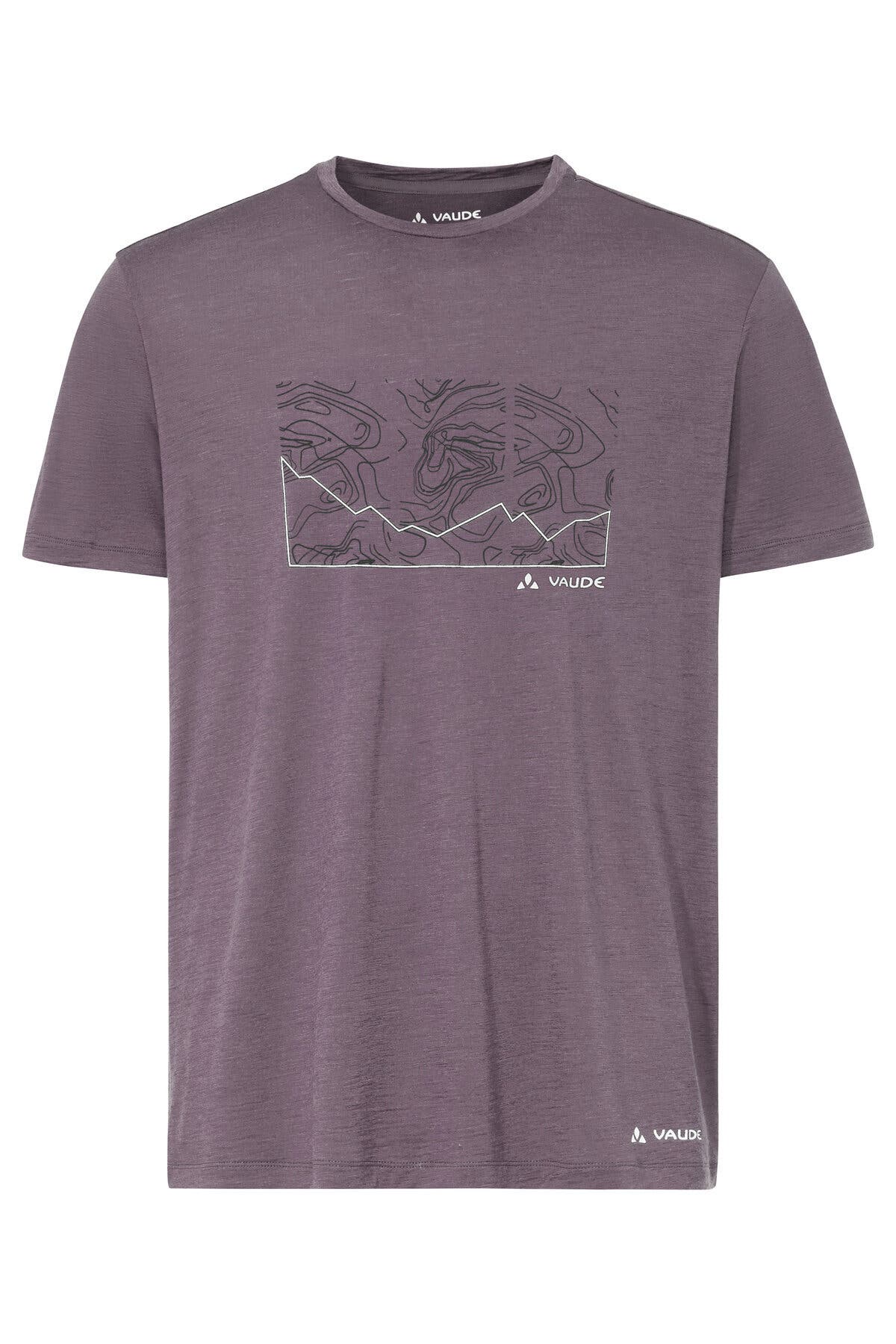 VAUDE T-Shirt Men's Tekoa Wool T-Shirt purple ash, Bild 1