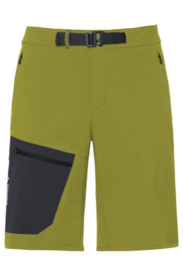 VAUDE Outdoorhose Hosen Men's Badile Shorts II dark leaf Straight