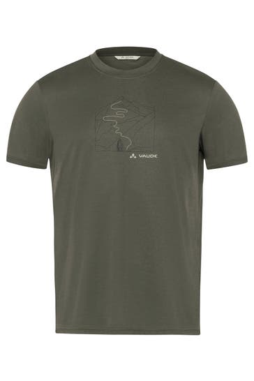 VAUDE T-Shirt SE Men's Ossola Print T-Shirt khaki