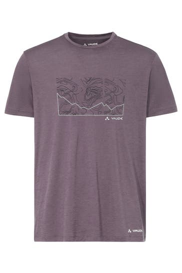 VAUDE T-Shirt Men's Tekoa Wool T-Shirt purple ash