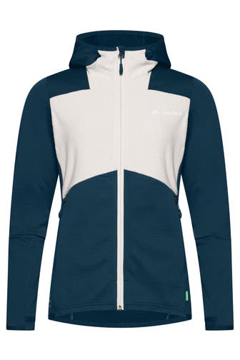 VAUDE Funktionsjacke Women's Monviso Hooded Grid Fleece Jacket dark sea/white